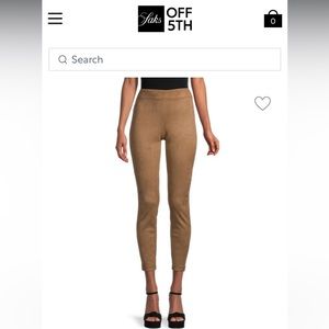 Size Medium Luxe Faux Suede leggings. never worn no tags.